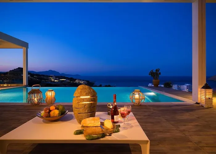 Villa Luxury Oceania With Private Infinity Pool Líndos