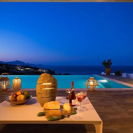 Villa Luxury Oceania With Private Infinity Pool Líndosz